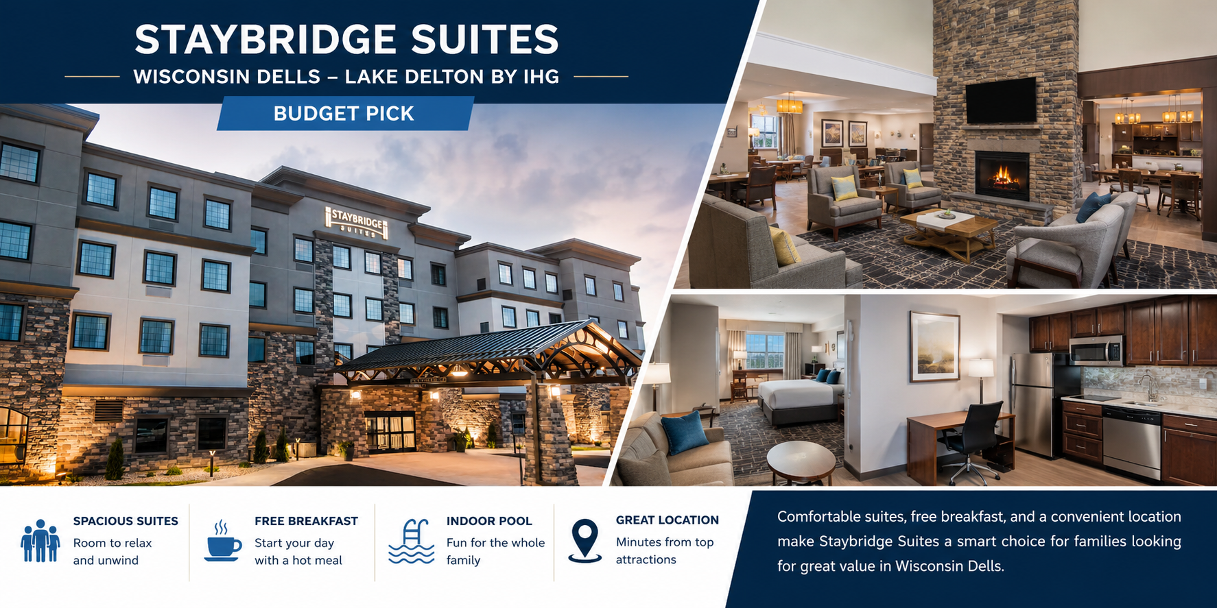 Staybridge Suites Wisconsin Dells - Lake Delton by IHG