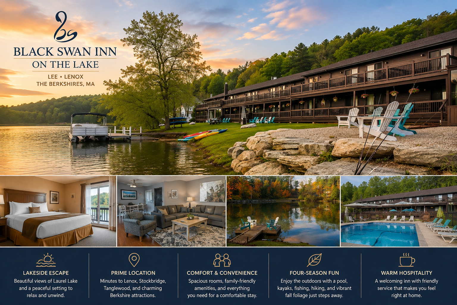 The Black Swan Lee - Lenox, an Ascend Collection Hotel